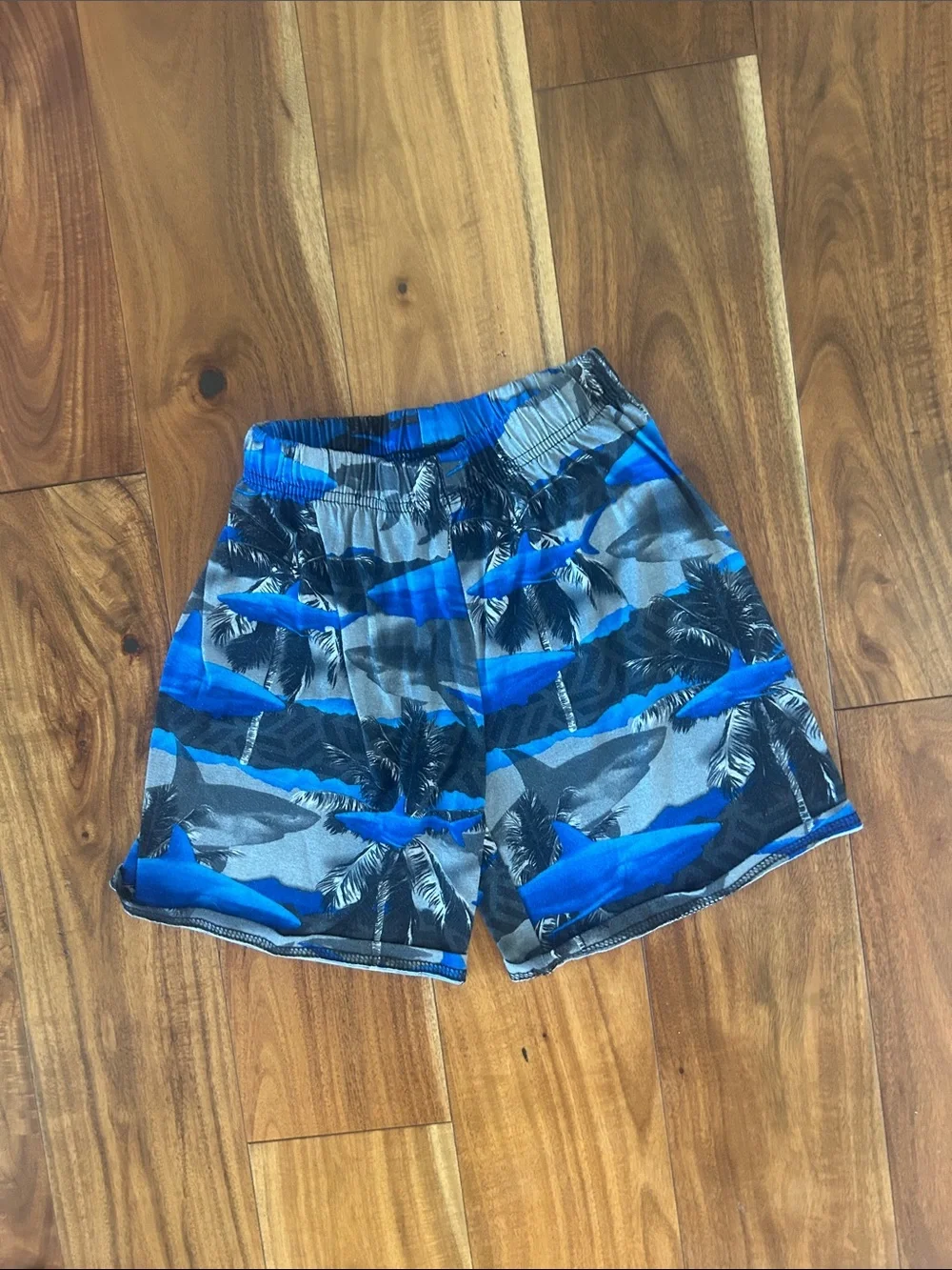 The Children's Place Blue and Navy Tie-Dye Shorts